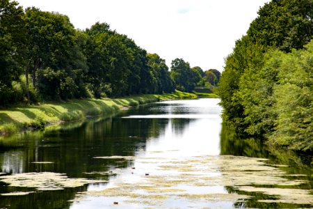 Waterway River Water Reflection photo