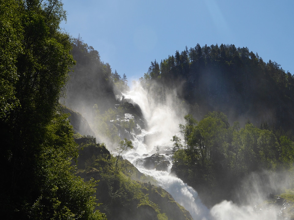 Nature landscape stream photo