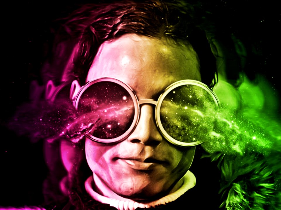 Green Pink Eyewear Glasses