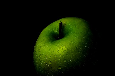 Green Granny Smith Apple Still Life Photography