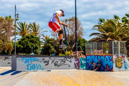 Man On Skateboard
