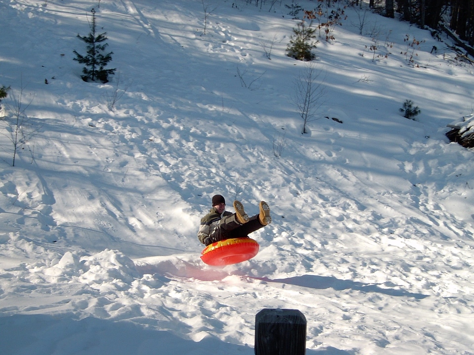 Snow winter tubing photo