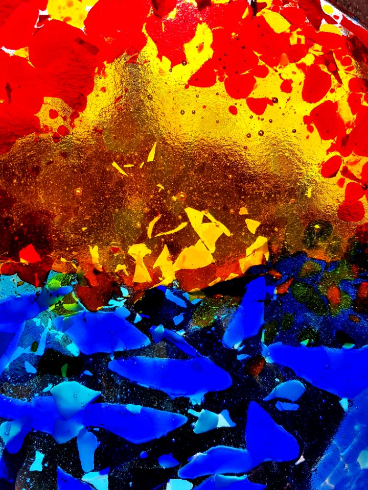 Yellow Art Leaf Psychedelic Art