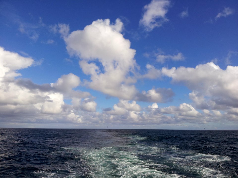 Sea Sky Horizon Cloud