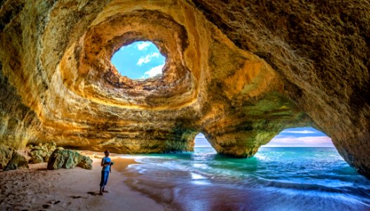 Natural Arch Rock Sea Cave Formation