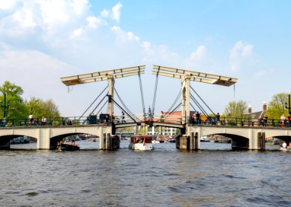 Bridge Waterway River Truss Bridge photo