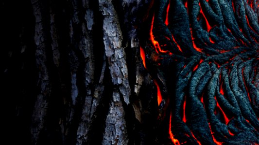 Photo Of Dried Lava