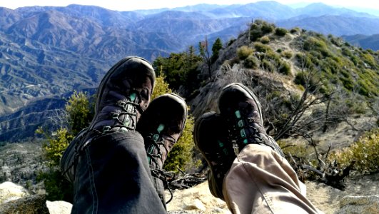 Two Person Wearing Hiking Shoes photo