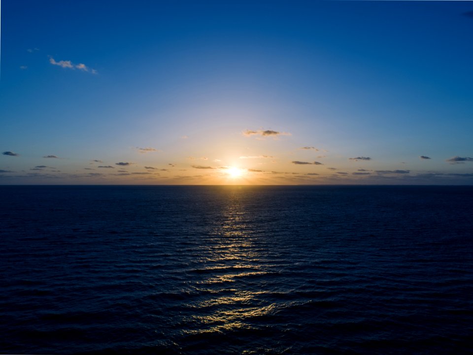 Silhouette Photo Of Body Of Water