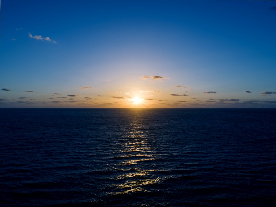 Silhouette Photo Of Body Of Water photo