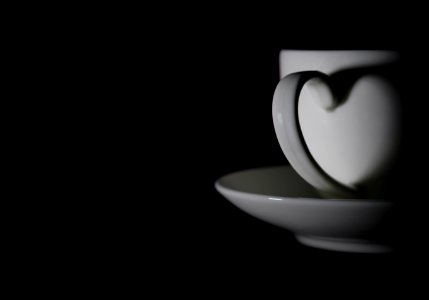 Grayscale Photography Of Cup And Saucer photo