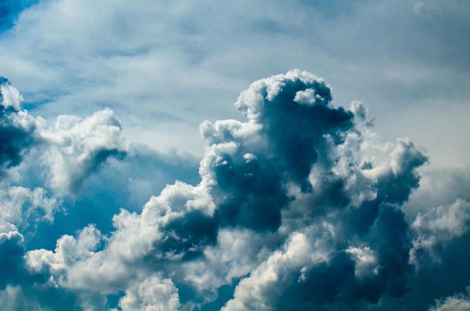 Sky cloud blue