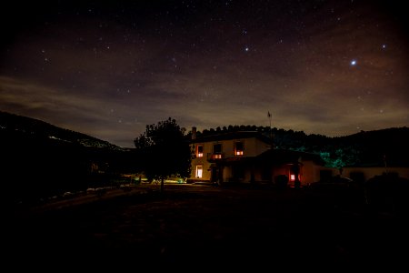 House With Light During Nighttime