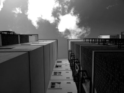 Architecture Black And-white photo
