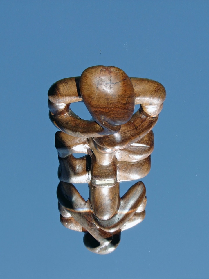 Holzfigur sky light