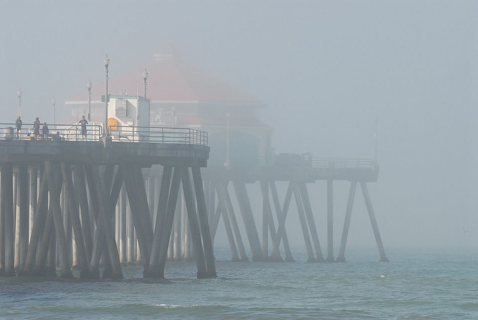 Huntington beach sea