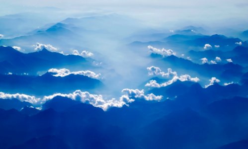 Sky Mountain Range Atmosphere Cloud photo