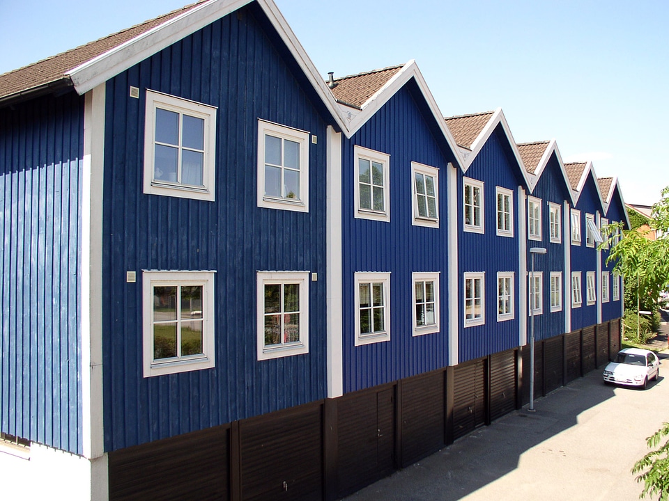 Blue white sweden