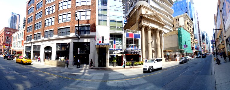Pano Of Yonge Street At The Construction Of Massey Tower 2017 06 28 -c