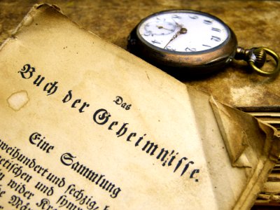 Old Document And Watch