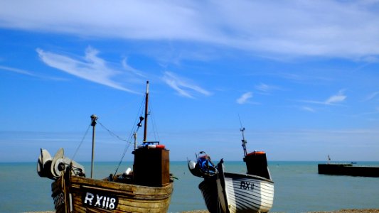 Fishing Boats On Seacoast