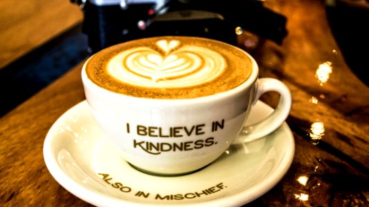 Coffee Cup With Message photo