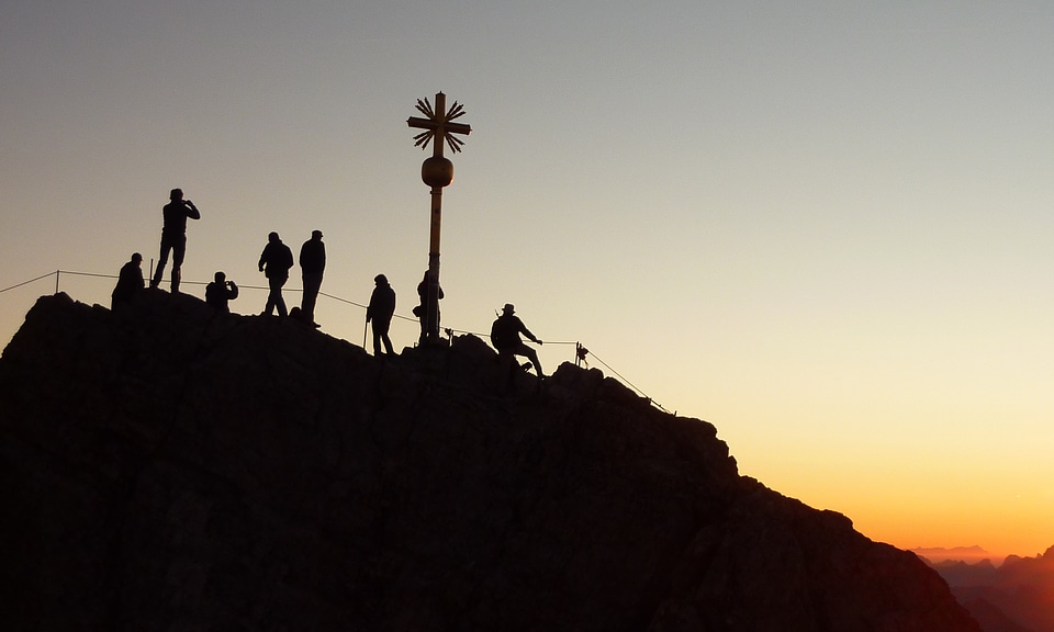 Climber climb mountaineering