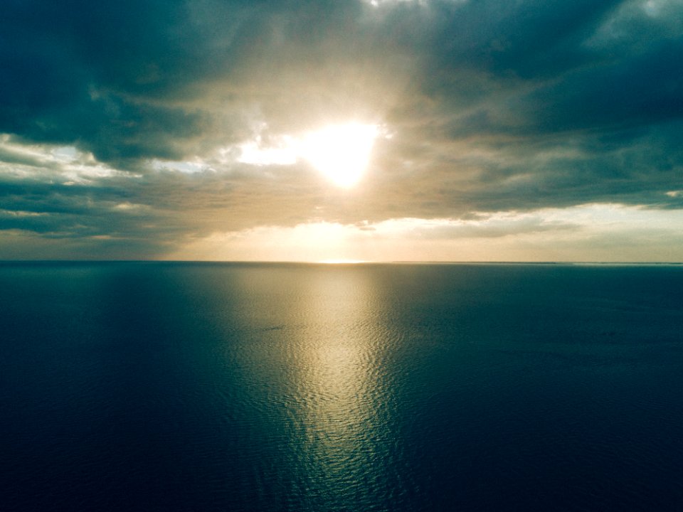 Sunset At Sea