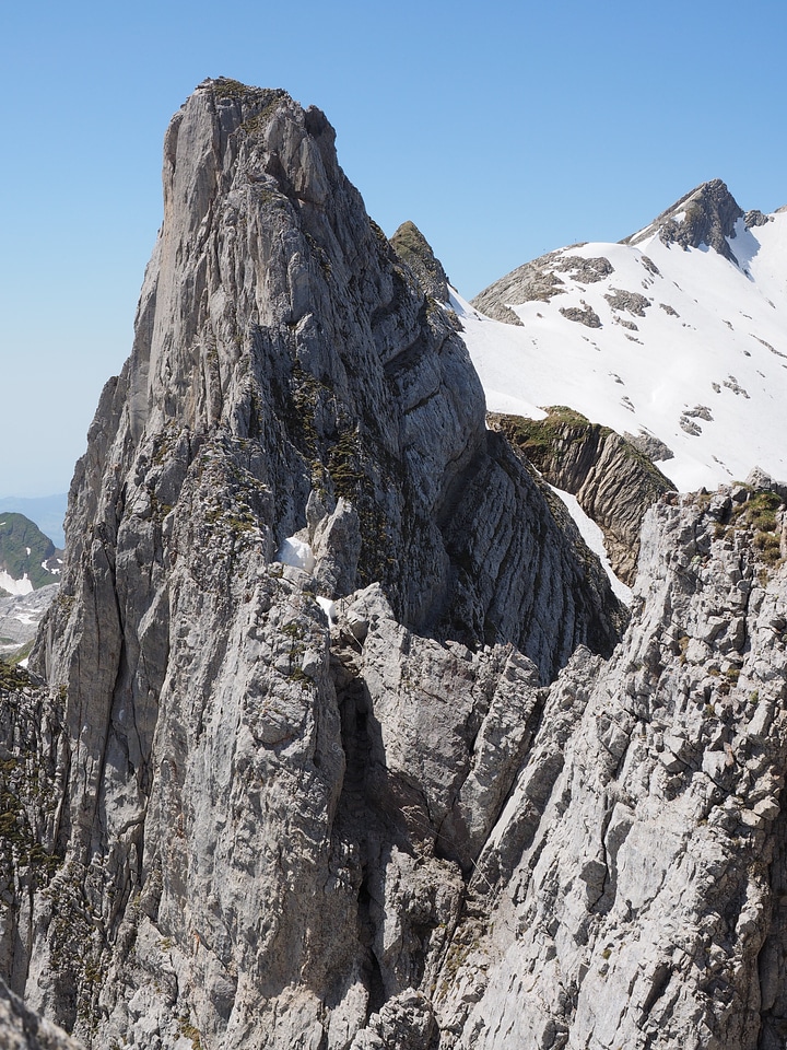 Mountain alpine snow