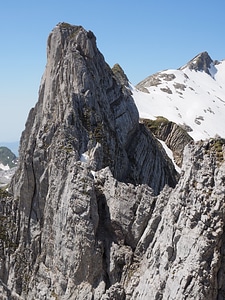 Mountain alpine snow
