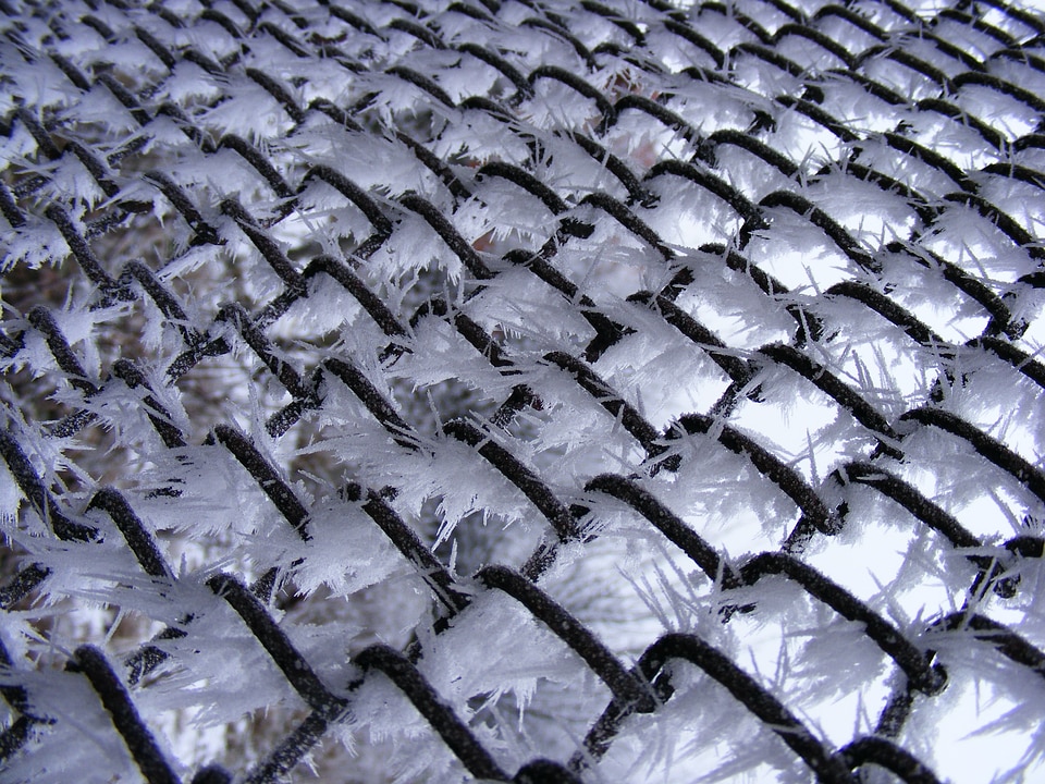Frosty frosted white
