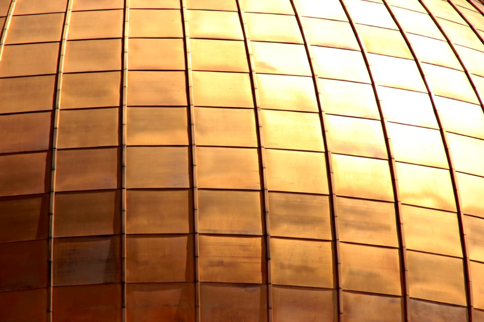 Gold Square Pattern