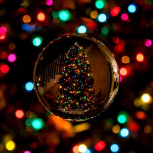Round Christmas Decoration