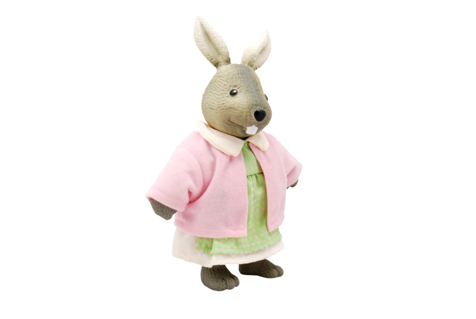 Rabbit Plush Toy With Pink Dress