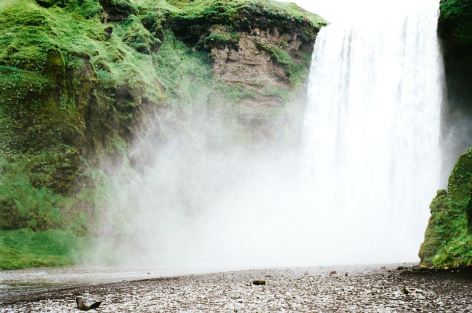 Waterfall With Mist