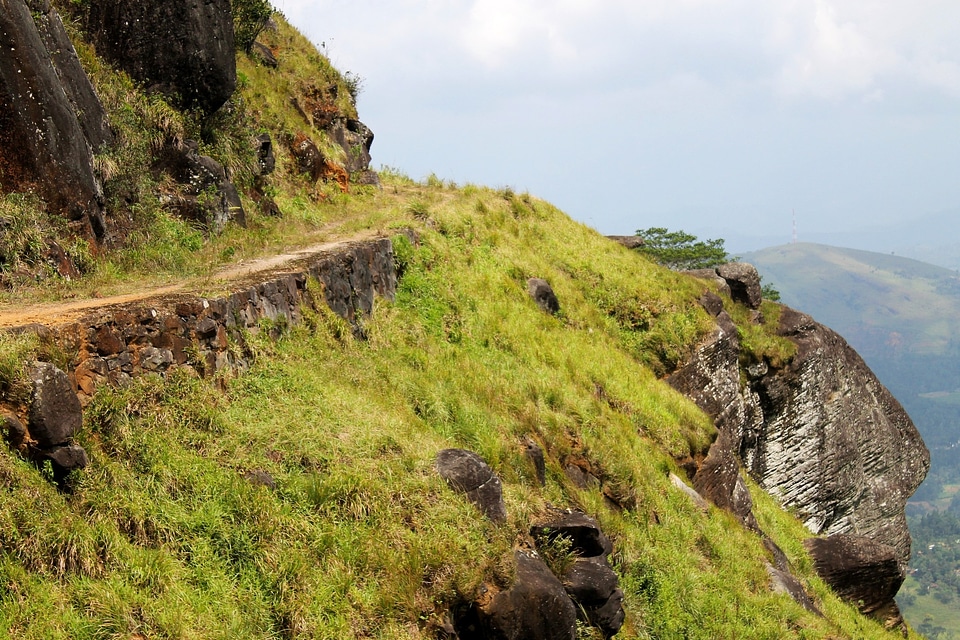 Cliff view scenery photo