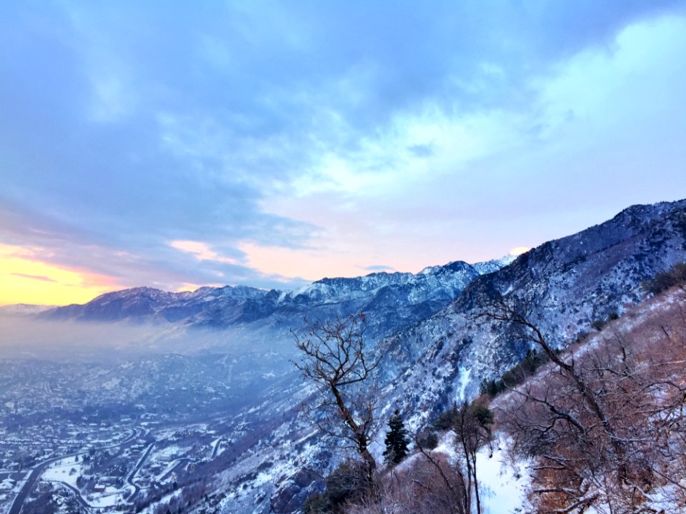 Mountains Under Snow