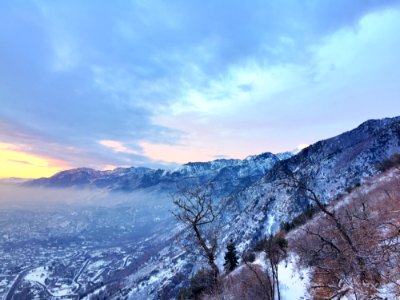 Mountains Under Snow