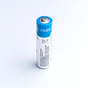 Blue And White Battery