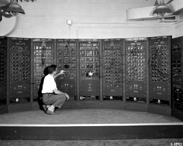 Analog Computing Machine In Fuel Systems Building