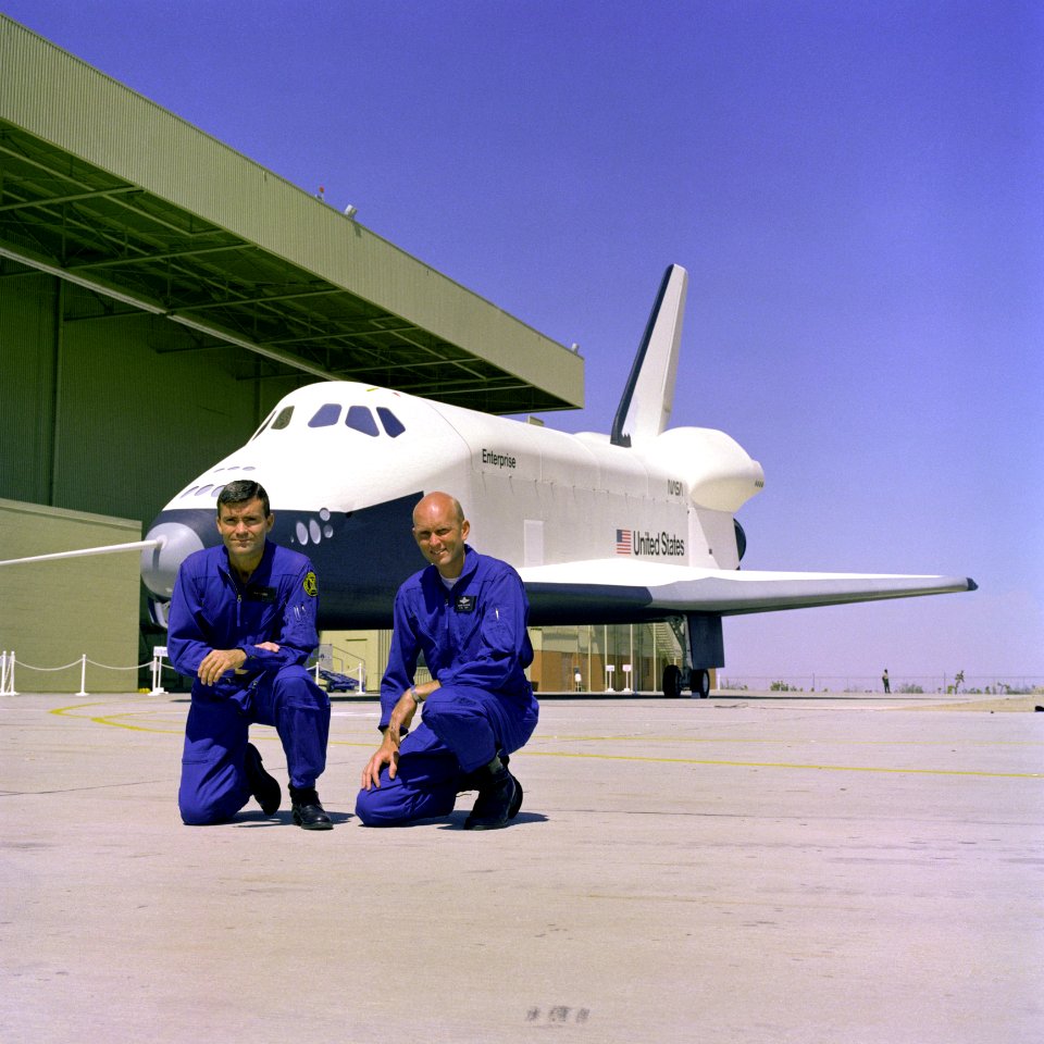 Haise Commands First Enterprise Test Flights