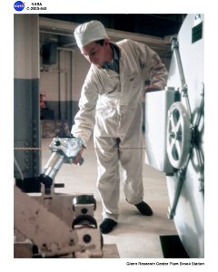 Technician Checks For Contamination With Cutie Pie