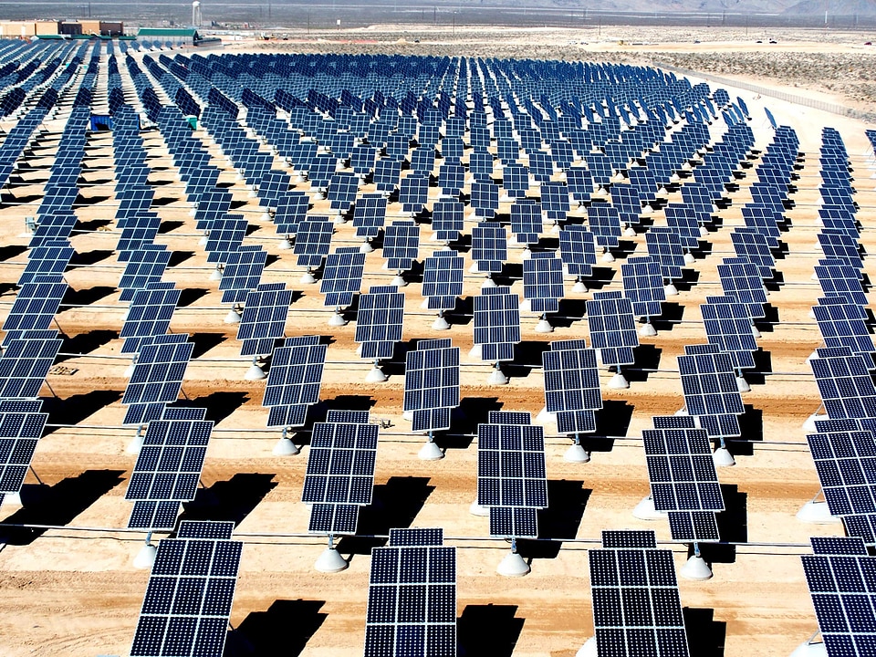 Mountains photovoltaic generation