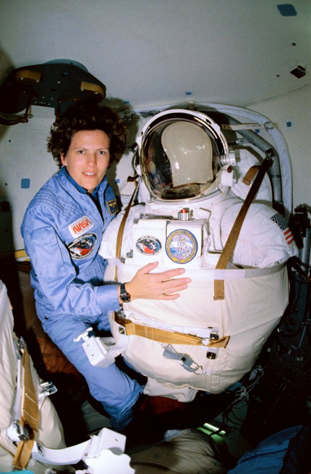 Kathy Sullivan Dons Her Suit