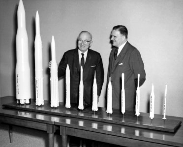 Truman Receives Rocket Models