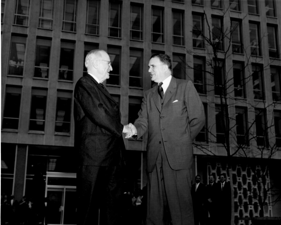 Truman And Webb At NASA Headquarters