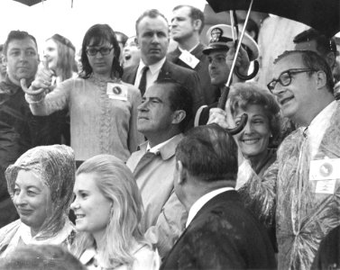 Nixon And Paine At Apollo 12 Launch photo