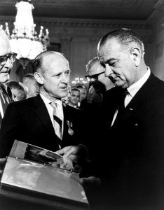 Mariner Photos Presented To President Johnson photo