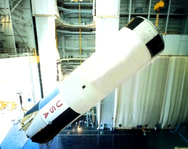 Saturn V Stage At Michould Assembly Facility