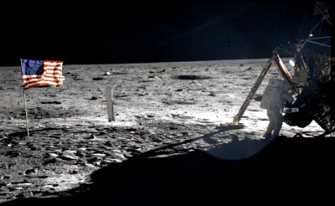 Neil Armstrong On The Moon